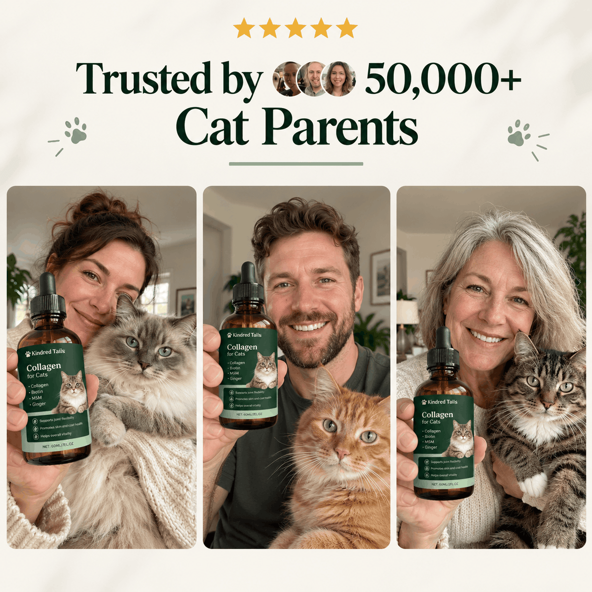 Kindred Tails Liquid Premium Liquid Collagen For Cats